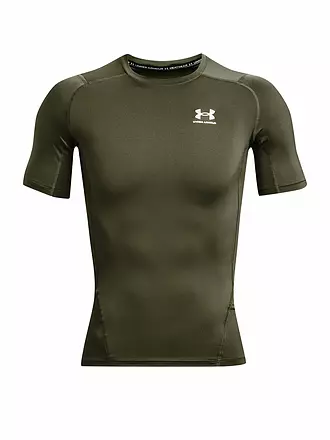 UNDER ARMOUR | Maglietta da fitness da uomo HeatGear® Armour | olive